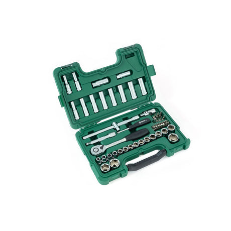 Juego Dados Hexagonal 1/2" 10-32mm 58Pzs Sata