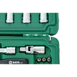 Juego Dados Hexagonal 1/2" 10-32mm 58Pzs Sata