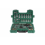 Juego Dados Hexagonal 1/4" y 1/2" 3.5-14mm 86Pzs Sata