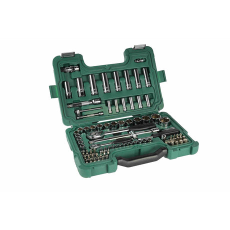 Juego Dados Hexagonal 1/4" y 1/2" 3.5-14mm 86Pzs Sata