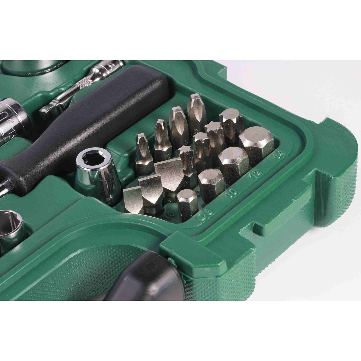 Juego Dados Hexagonal 1/4" y 1/2" 3.5-14mm 86Pzs Sata