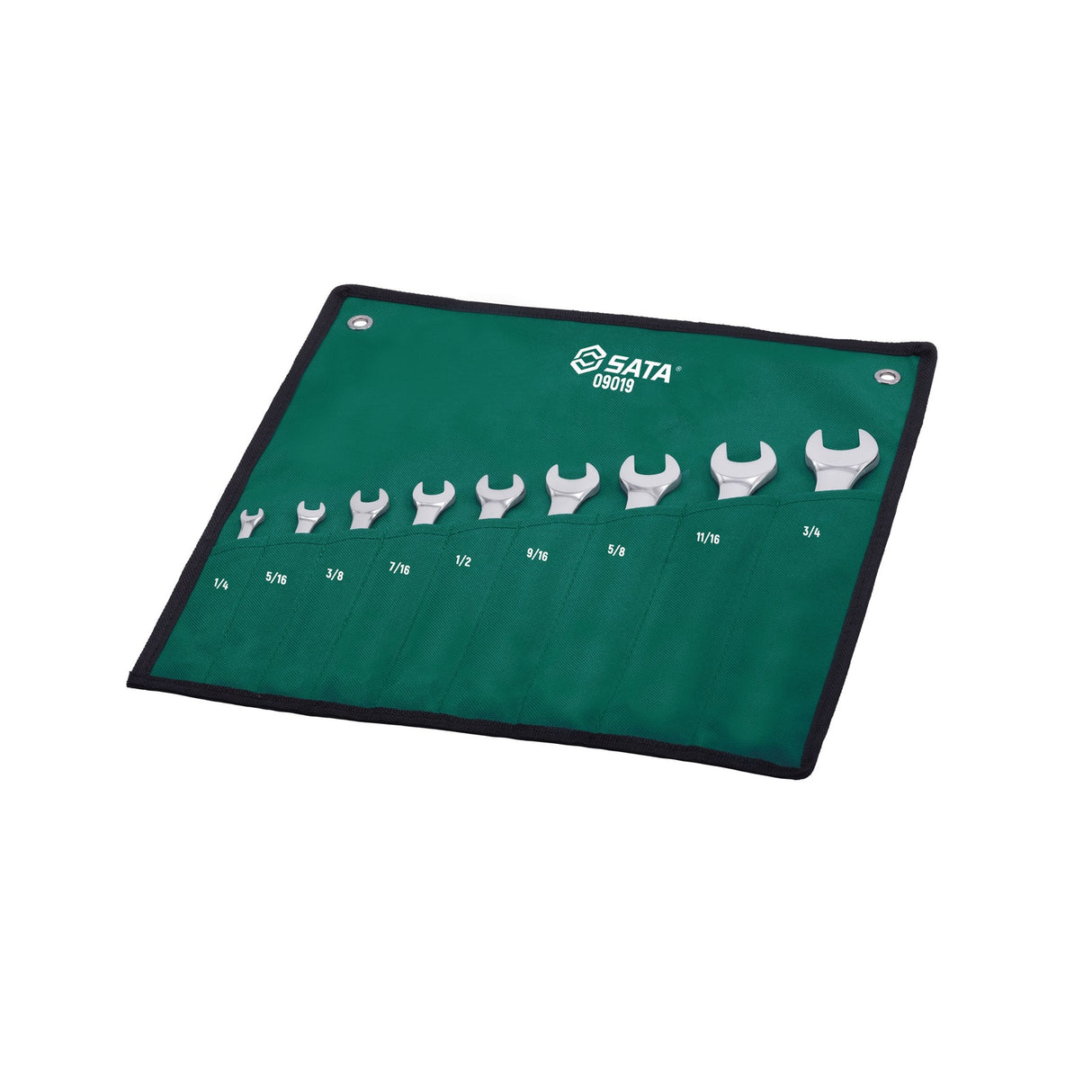 Juego Llaves Punta Corona 1/4"-3/4" 9Pzs Sata