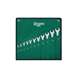 Juego Llaves Punta Corona 1/4"-7/8" 11Pzs Sata