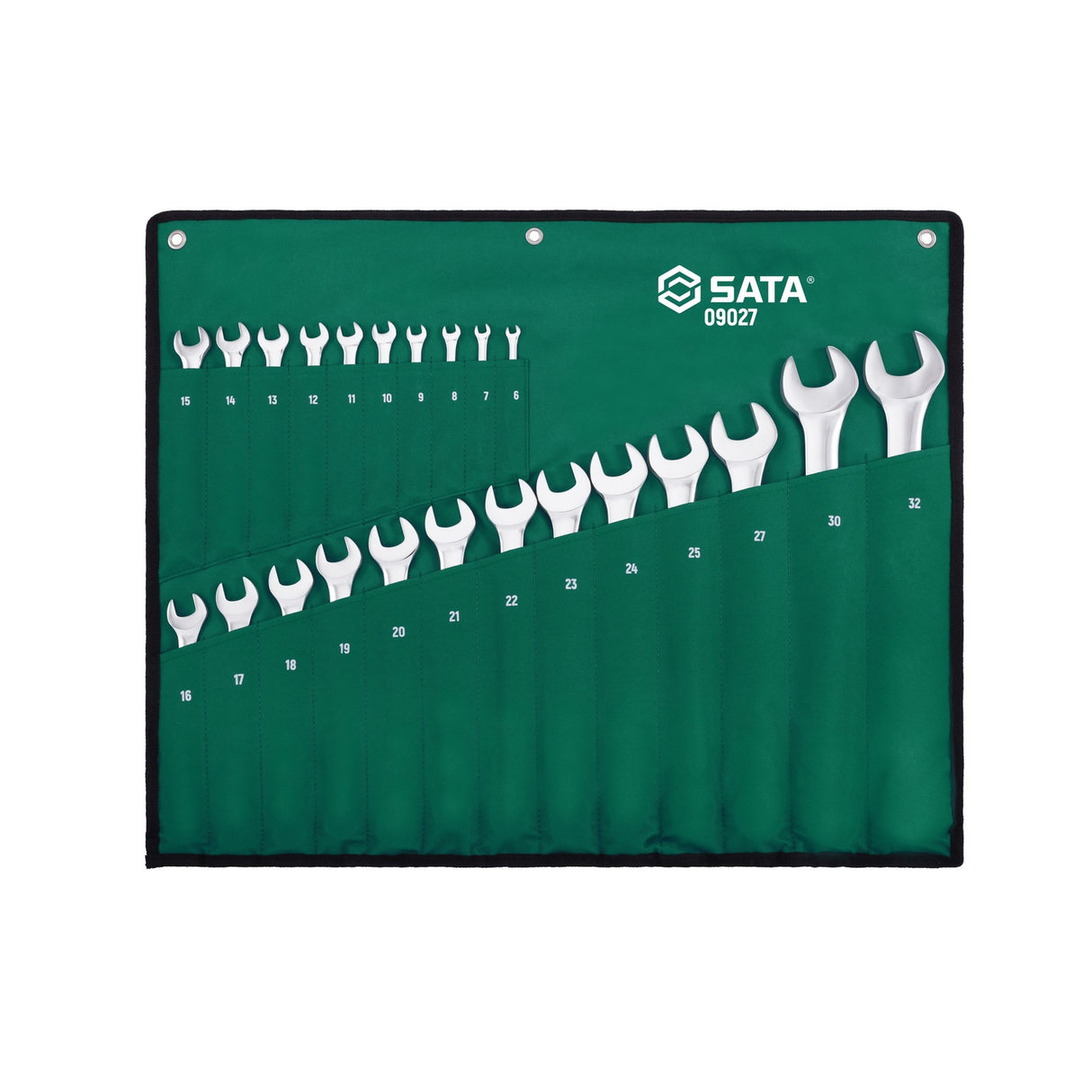 Juego Llaves Punta Corona 6-32mm 23Pzs Sata
