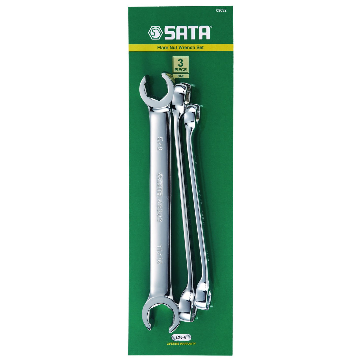 Juego Llaves Corona Corona Abocinadas 3/8"-11/16" 3Pzs Sata