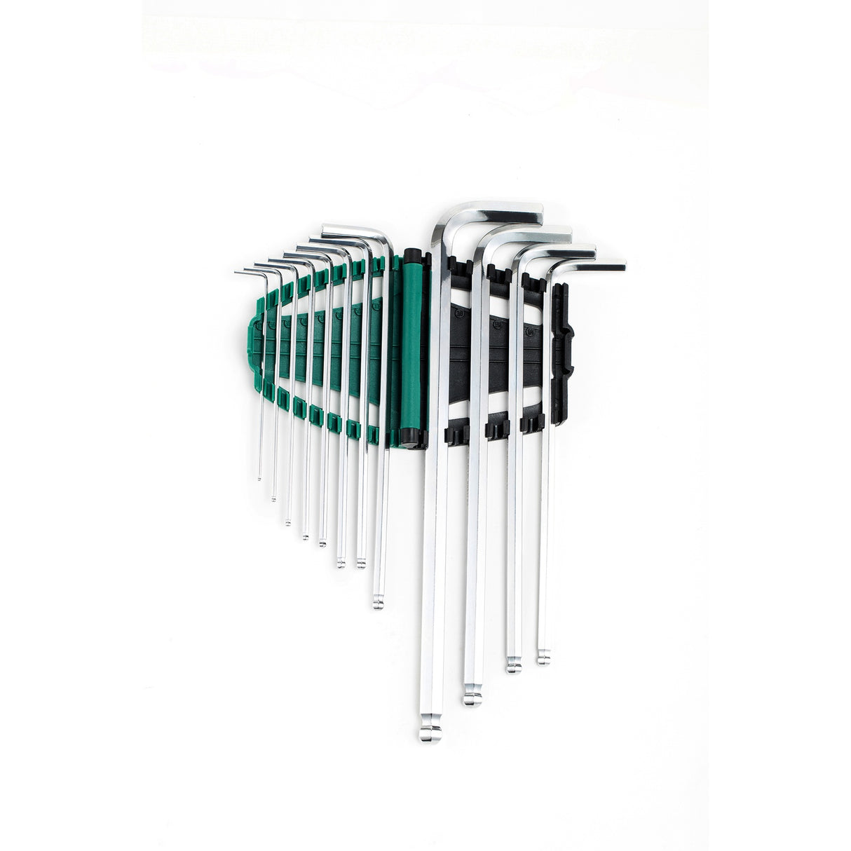 Juego Llaves Allen Punta Redonda XL 1/16"-3/8" 12Pzs Sata