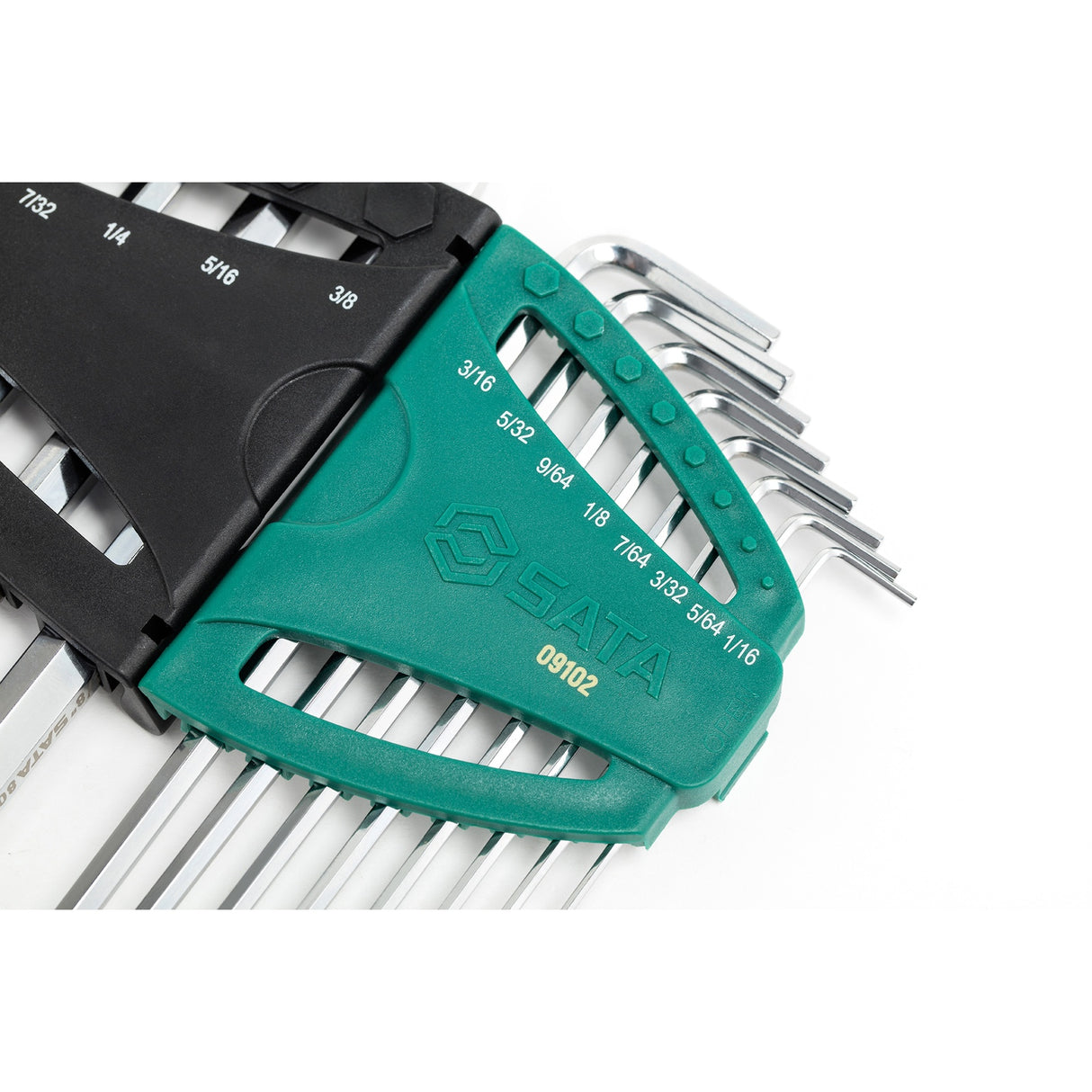 Juego Llaves Allen Punta Redonda XL 1/16"-3/8" 12Pzs Sata