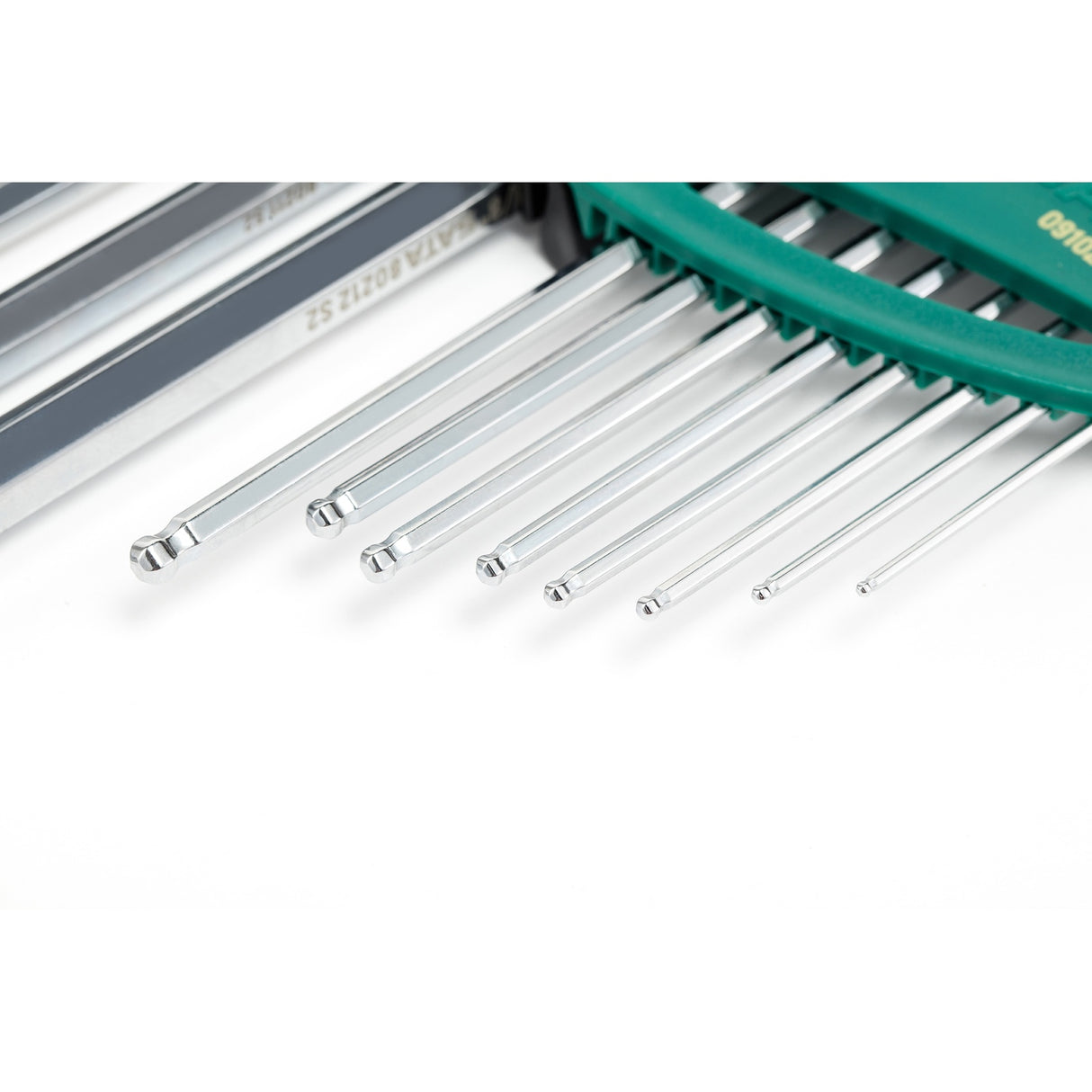 Juego Llaves Allen Punta Redonda XL 1/16"-3/8" 12Pzs Sata