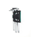 Juego Llaves Allen Punta Redonda L 1.5-10mm 9Pzs Sata