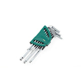 Juego Llaves Allen Punta Redonda L 1.5-10mm 9Pzs Sata