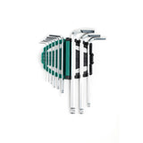 Juego Llaves Allen Punta Redonda L 1.5-10mm 9Pzs Sata