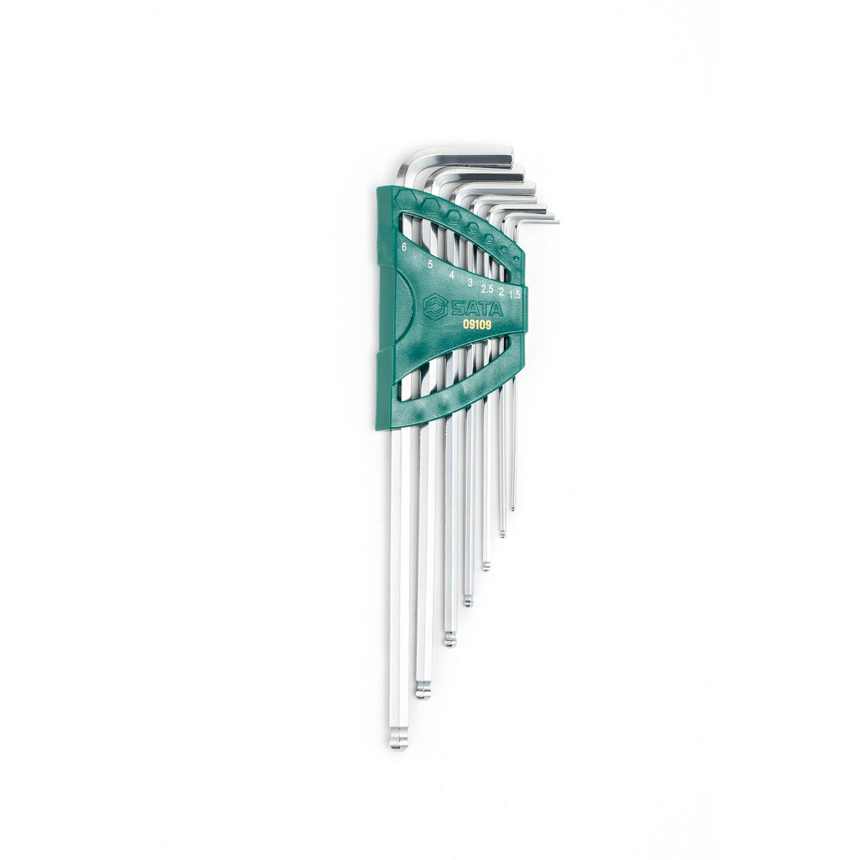 Juego Llaves Allen Punta Redonda XL 1.6-6mm 7Pzs Sata