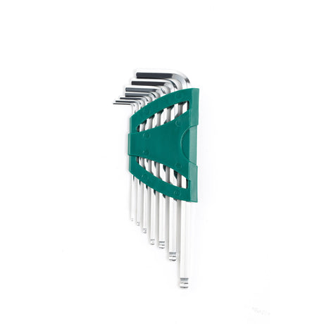 Juego Llaves Allen Cortas Punta Redonda 1.5-6.0mm 7Pzs Sata