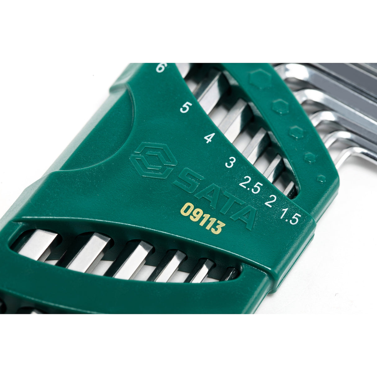 Juego Llaves Allen Cortas Punta Redonda 1.5-6.0mm 7Pzs Sata