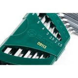 Juego Llaves Allen Cortas Punta Redonda 1.5-6.0mm 7Pzs Sata