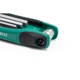 Juego Llaves Allen Plegable pulg 9Pzs Sata