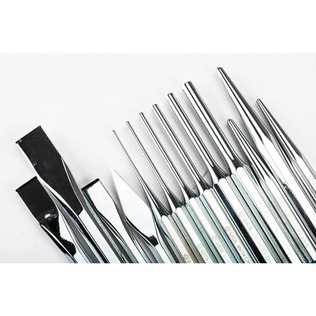 Juego Herramientas Cincel Sacaclavos Punzón 13Pzs Sata