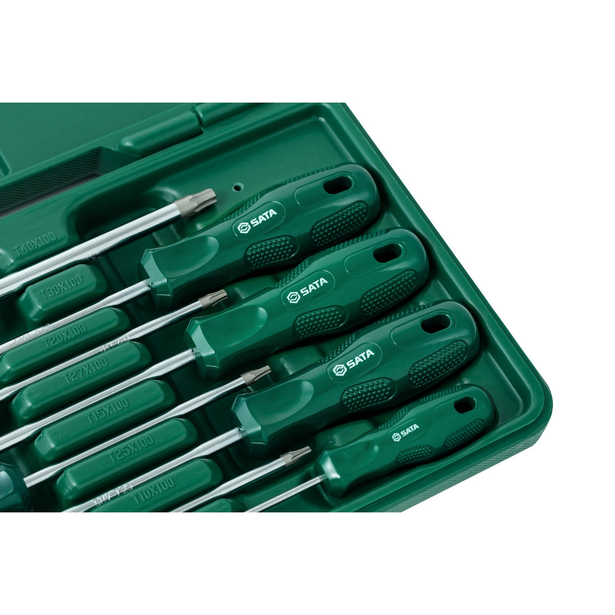 Juego Destornillador Torx SerieA T8-T40 8Pzs Sata
