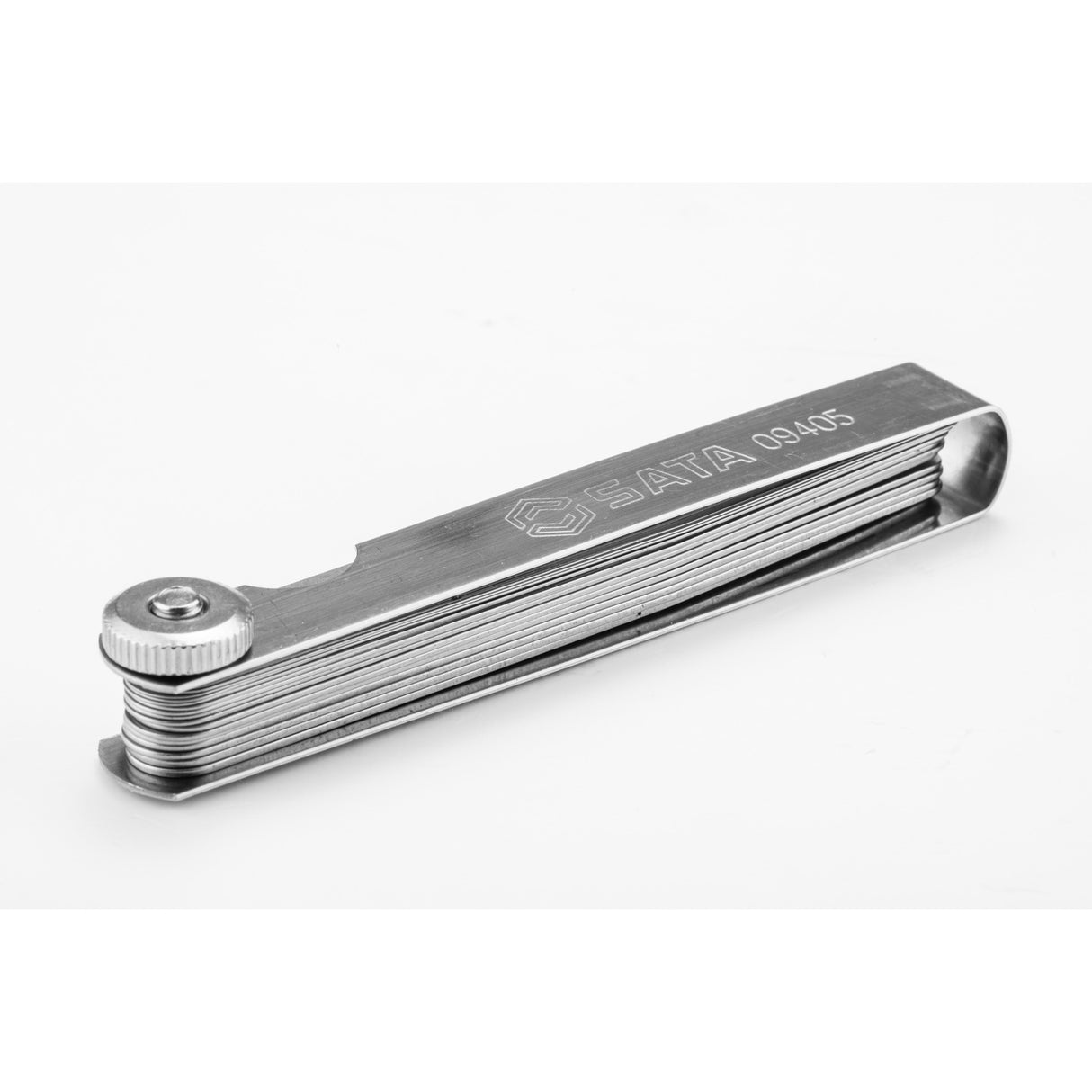 Set Calibrador Espacio Feeler mm pulg 0.02-1.00mm 23Pzs Sata