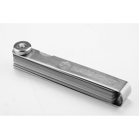 Set Calibrador Espacio Feeler mm pulg 0.02-1.00mm 32Pzs Sata