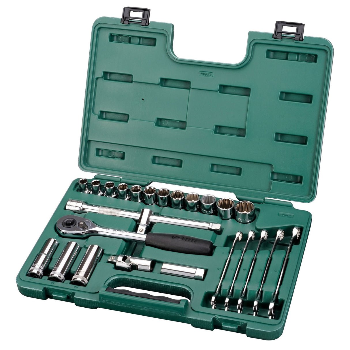 Juego Dados Hexagonal Y 12 Puntas mm 1/2" 25Pzs Sata