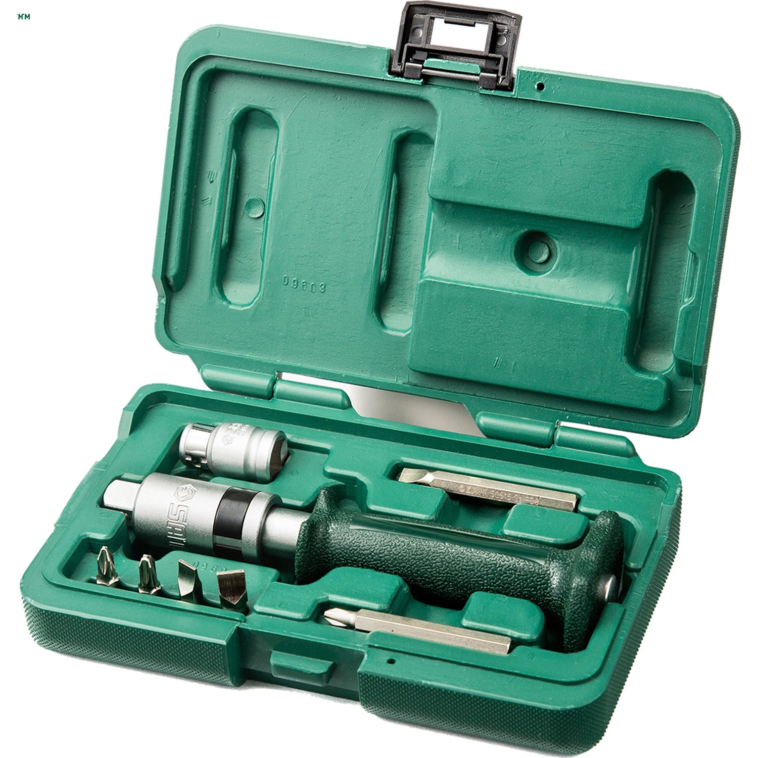 Juego Destornillador Impacto Con Agarre Protector 8Pzs Sata