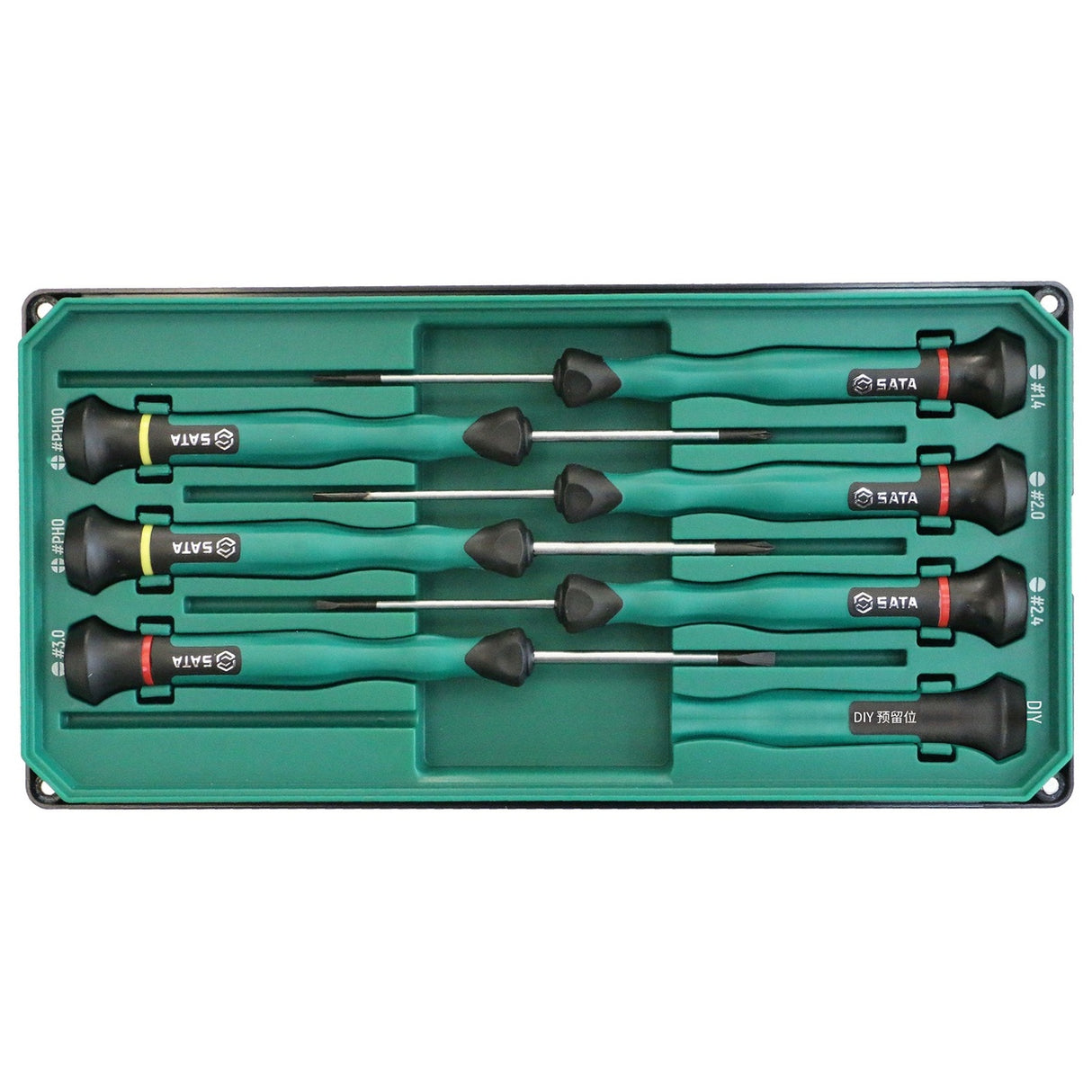 Juego Destornillador Precisión Phillips Paleta 6Pzs Sata