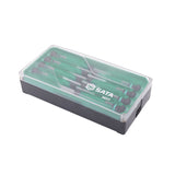 Juego Destornillador Precisión Paleta Phillips Hexagonal Torx 15Pzs Sata