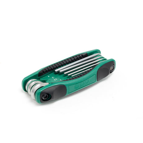 Juego Llaves Allen Plegable mm 8Pzs Sata