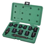 Juego Dados Impacto 1/2" 10-24mm 12Pzs Sata