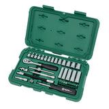 Juego Dados Hexagonal 1/4" 3.5-14mm 25Pzs Sata