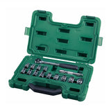 Juego Dados Hexagonal 1/2" 10-24mm 15Pzs Sata