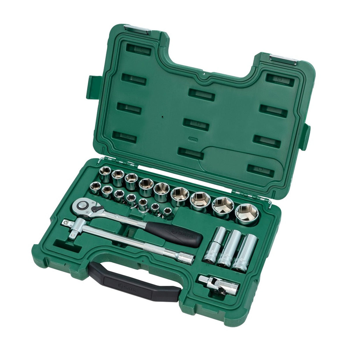 Juego Dados Hexagonal 1/2" 10-34mm 20Pzs Sata