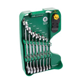 Juego Llaves Punta Corona Doble Chicharra 8-19mm Display 8Pzs Sata