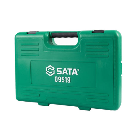 Juego Llaves Y Dados Hexagonal 1/4"-1/2" 76Pzs Sata