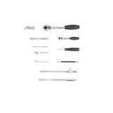 Juego Llaves Y Dados Hexagonal 1/4"-1/2" 76Pzs Sata