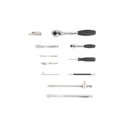 Juego Llaves Y Dados Hexagonal 1/4"-1/2" 76Pzs Sata