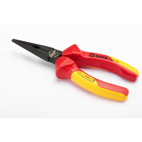 Alicate Media Caña Punta Larga Aislado VDE 1000V SerieG Sata
