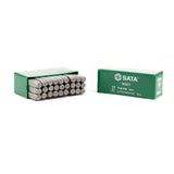 Juego Moldes Letras 8mm 27Pzs Sata