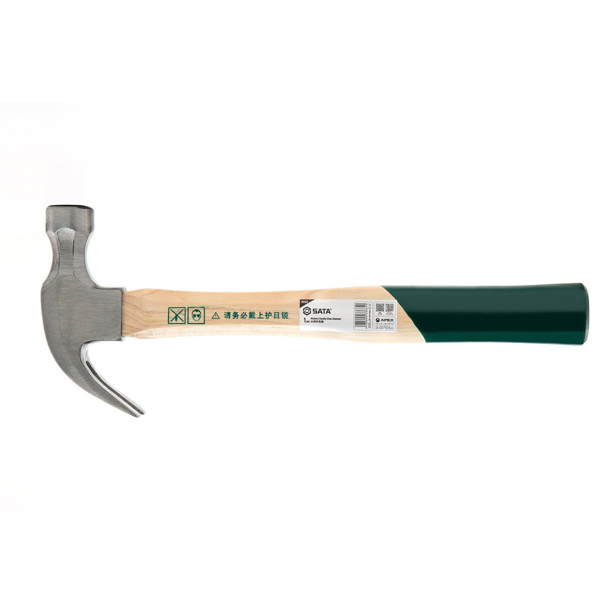 Martillo Carpintero Mango Madera Sata