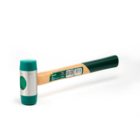 Martillo Cabeza Plástico Mango Madera Sata
