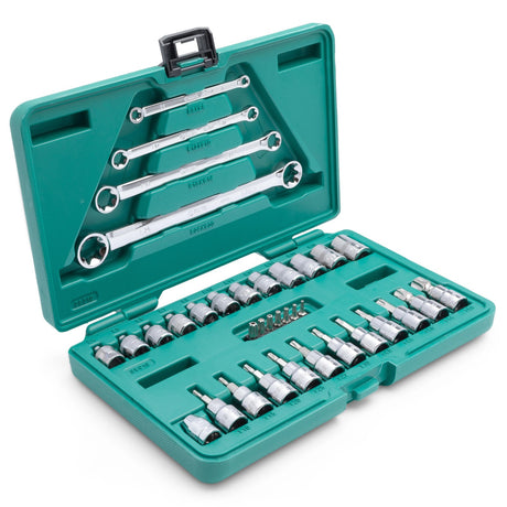 Juego Dados Torx 1/4"-3/8" 10-60m 35Pzs Sata