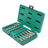 Juego Dados Punta 1/4"-1/2" 18Pzs Sata