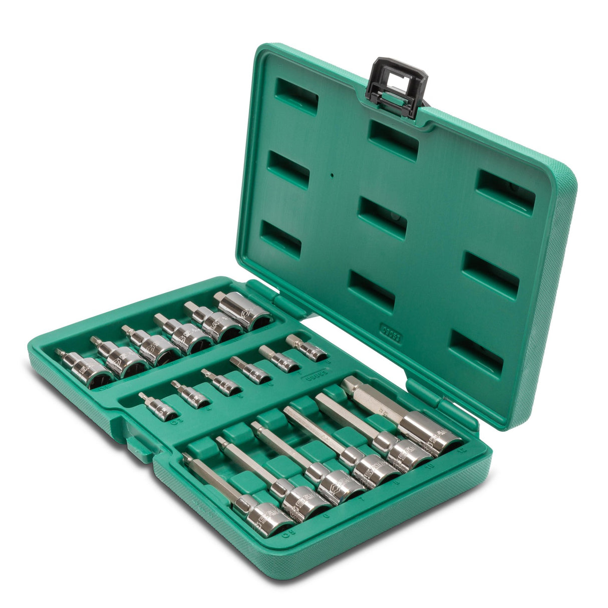 Juego Dados Punta Allen 1/4"-1/2" 18Pzs Sata
