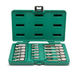 Juego Dados Punta Allen 1/4"-1/2" 18Pzs Sata