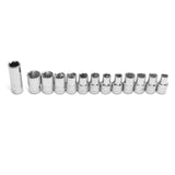 Juego Llaves Punta Corona Dados mm pulg 21Pzs Sata