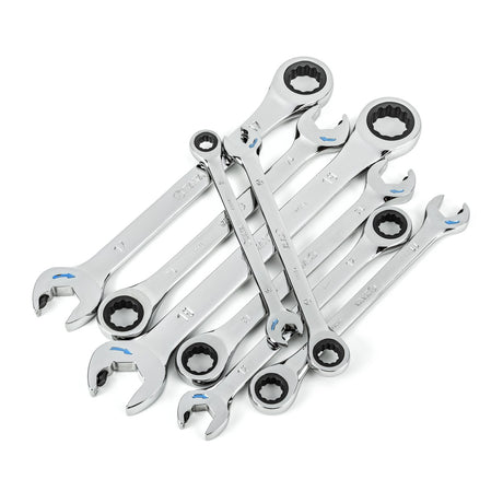 Juego Llaves Punta Corona Doble Chicharra 8-19mm 8Pzs Sata