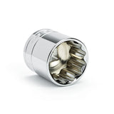 Juego Dados Hexagonal Y 12 Puntas 1/2" 5/16"-1.1/4" 20Pzs Sata