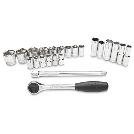 Juego Dados Hexagonal 1/2" 10-34mm 23Pzs Sata