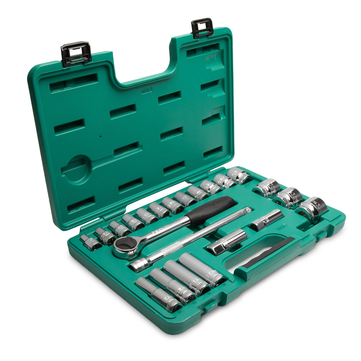 Juego Dados Hexagonal 1/2" 10-34mm 23Pzs Sata